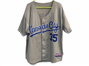 Authentic Kansas City Royals Eric Hosmer Light Gray Jersey Sz 52